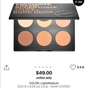 MAC studio fix sculpt and shape palette LIGHT/MED